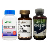 Pack: Probiotico 60cap + Melena De León 90cap+ Omega 3 150ca