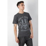 Playera Guns N Roses Skull And Pistols Hombre 