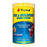 Tropical Koi Goldfish Basic Sticks Flote 85g Carpas Polypter