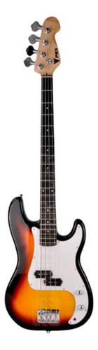 Baixo Eletrico Precision Bass Infantil 4 Cordas 21 Trastes Acabamento Do Corpo Verniz Brilhante Cor Sunburst Orientação Da Mão Destro