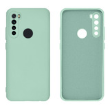 Capa Capinha Aveludada Para Xiaomi Redmi Note 8 Silicone Cam