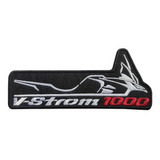 Parche Bordado Moto Suzuki  V-strom Vstrom 1000 Cc Silueta 