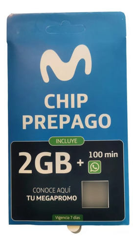 Chip Pack X 2 Movistar Prepago Sin Fecha De Vencimiento