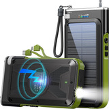 Cargador Solar 36800 Mah Inalámbrico Compatibles iPhone