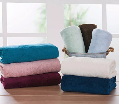 Kit Cobertor Manta Soft Solteiro Compre 2 Leve 3 !!