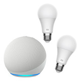Echo Dot 5th Gen Asistente Virtual Y Focos Mi Smart Led Bulb Color Blanco