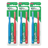 Gum Combo Classic 311 Cepillo De Dientes Suave 3 Hileras 3un