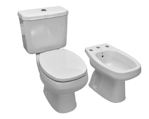 Inodoro Largo Deposito Apoyo Bidet Roca Monaco Tapa Inodoro