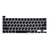 Xskn Diseño Bilingüe Ruso / Inglés Funda De Teclado De Negra