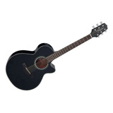  Guitarra Electroacústica Con Corte Takamine Gf15ce Blk