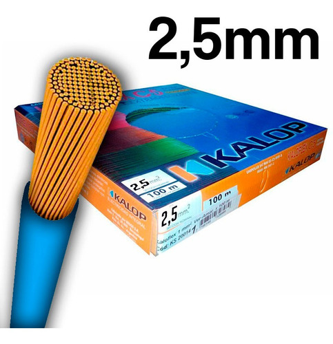 Cable Unipolar Kalop 2,5mm X 2 Rollos Y 1,5mm X 2 Rollos