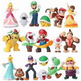 Set De Figuras Super Mario Bros 18pk 