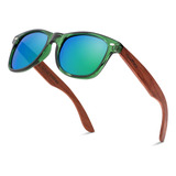 Gafas De Sol Cloudfield Con Marco De Madera Para Hombres Y A