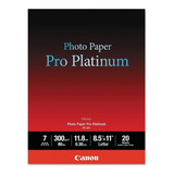 Papel Fotográfico Pro Platinum Canon Pt-101 8.5x11 20 Hojas