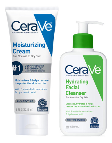 Cerave Crema Hidratante Y Lavado Facial Hidratante Para El .