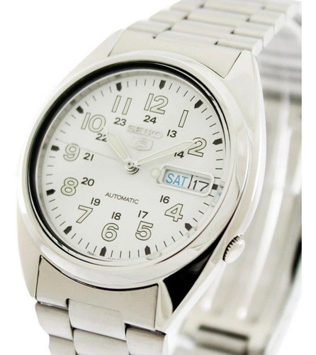 Reloj Seiko Snx801k Automatico 100% Acero Cristal Duro Wr