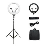 Iluminador Ring Light Led 80w Rl18 Polegadas + Sup Cel+tripe