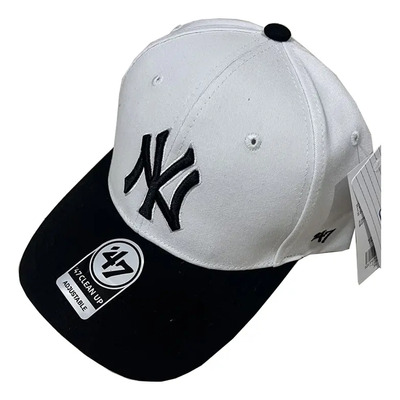 Gorra N Y Yankees Blanco Y Negro | Meses sin interés