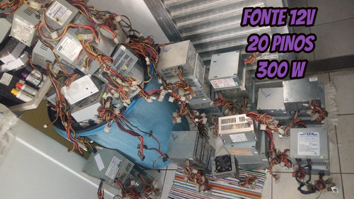 2 Fonte Pc Atx 12v 20 Pinos 200w 220w 230w 250w  | Pergunte