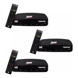 Kit 3 Receptor Bedin Digital Ku Sat Hd Regional Bedinsat