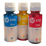 Kit De Botellas De Tinta Hp Gt52 Color Original