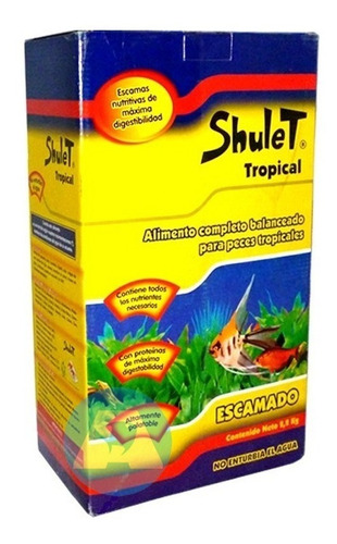 Shulet Tropical 2200 G Aiken Alimento En Escamas Para Todo Tipo De Peces Tropicales