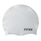 Gorro De Natación Intex Gorra Blanco Adulto Edad 8+ // Bamo