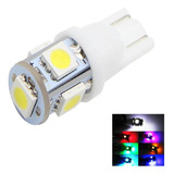 20 Foco Pellizco 5 Leds 5050 T10-158 Color A Eligir