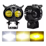 Par Faros Auxiliares Led 80w Alta/baja Doble Color Auto Moto