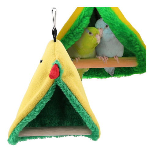 Triangle Plush Cage Hamaca Para Loros, Hamaca Para Pájaros,