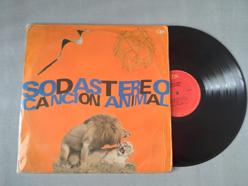 Soda Stereo Canción Animal Lp Cbs 1990 Primera Edicion Colom