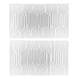 Plantillas Decorativas De For Jelly Tags, 2 Unidades