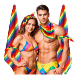 Paliacate Lgbt 2pz Gay Arcoiris Bandera Pride Pañuel Orgullo