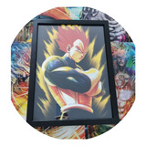 Cuadro 3d Lenticular Vegeta Sayayin Dragon Ball Z