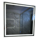 Espejo Luz Led Baño Cuadrado 60x60cm Touch On Off Dimmer