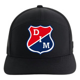 Gorra Dim Independiente Medellin 5 Paneles Premiun Black