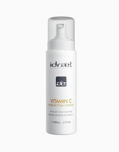 Vitamin C Micelar Foam Cleanser 500ml Idraet. Espuma.