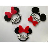 Esferas De Mickey Y Minnie Mouse Personalizadas 9pz 