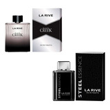 Perfumes La Rive Combo Black Creek + Steel Essence Original