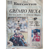 Lote Jornais Gremio Hexa 1990 E Bi Libertadores 1995