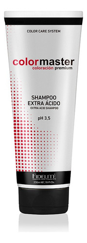 Shampoo Extra Ácido Ph 3,5 Color Master Fidelite 230ml