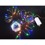 2 Luz De Natal Bivolt Pisca 10m Colorida Externa 100 Leds