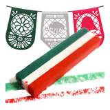 Gis Tricolor Mayoreo 50pz Maquillaje Bandera México Barra