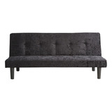 Sofa Cama Plegable Gs2025 Color Negro Diseño De La Tela Patrones Elegantes