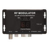 Modulador De Tv Rf Professional Av Para Conversor Ir Repetid