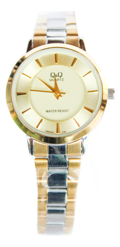 Reloj Q&q Qyq Original Acero Dorado + Envío Gratis