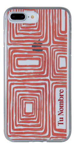 Funda Para iPhone Mujer Abstracto Personalizada Con Nombre