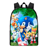 Mochila Sonic Pré Escola Creche Mochila Infantil Maravilhosa