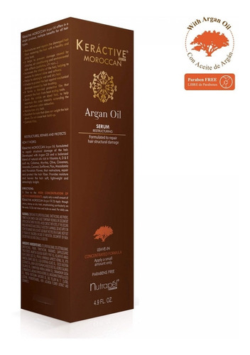 Nutrapel Keráctive Moroccan Argan Oil Serum 144ml