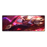 Mouse Pad League Of Legends Qiyana True Damage Xl 800x300mm